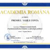 Premiul Academiei pentru Dr. Virginia Mircea